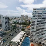 Condado Apt- Private Beach, Pool, & Family Ready!