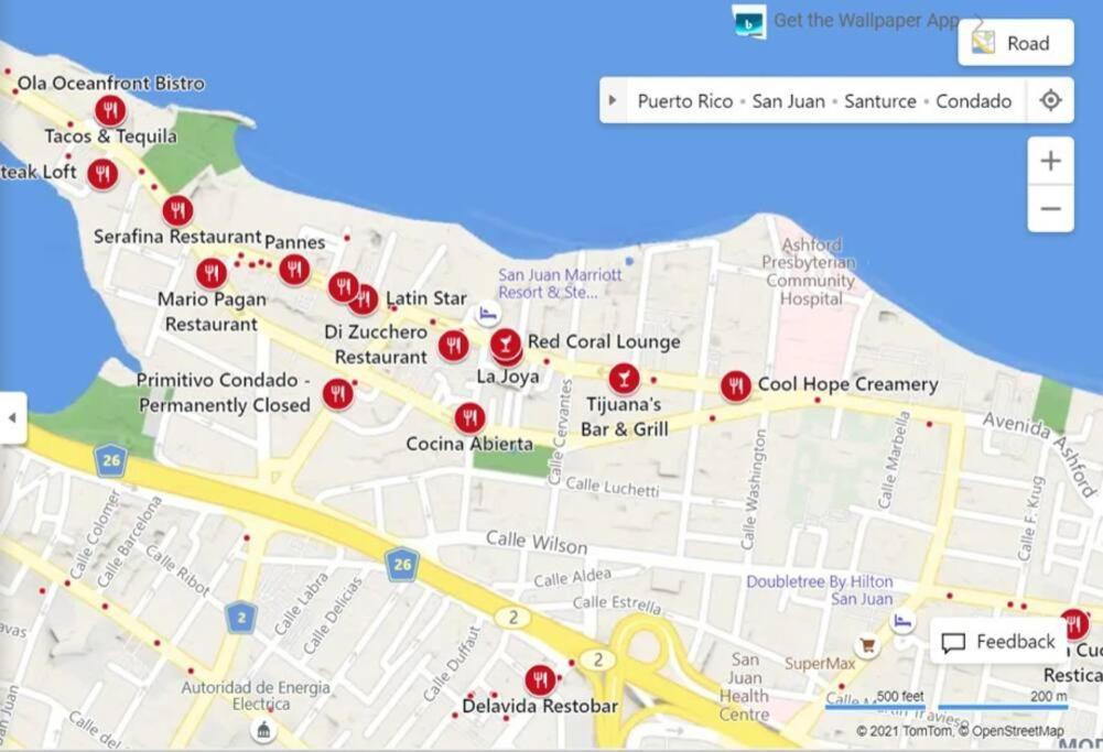 Oceana Trendy Ocean View In Condado Apartamento *