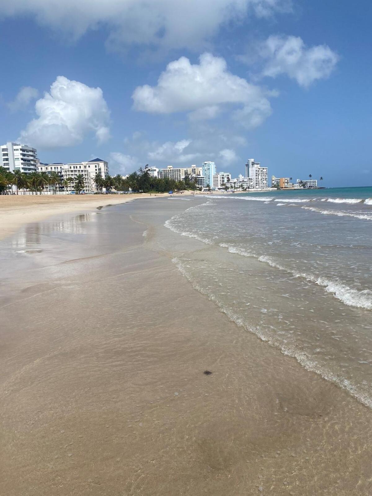 Beachfront Wave At Isla