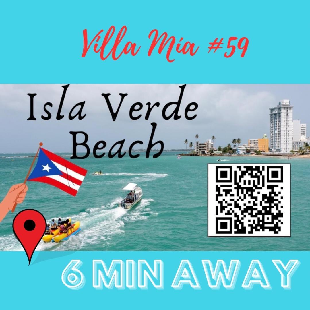 5 Min From Airport And Isla Verde Beach Best Location & Pool & Jacuzzi & Youtube Video Available