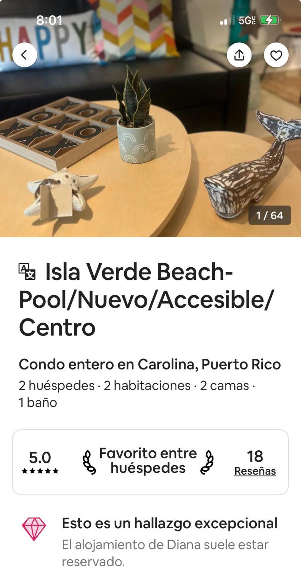 Isla Frente A La Playa Y Piscina, Centrico Y Accesible San Juan